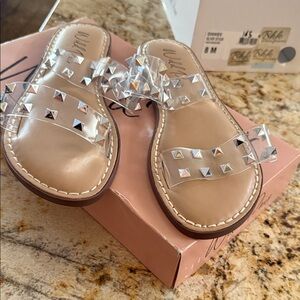 Nwbox Wild Pair Transparent Studded Sandals